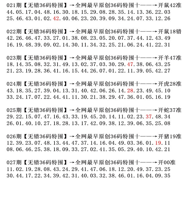 027期36码特围[图]