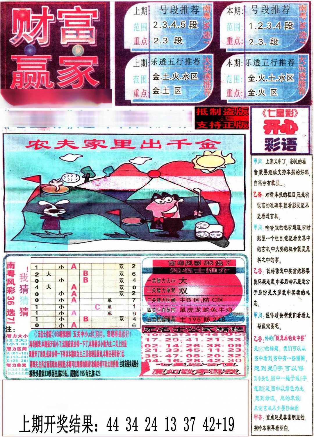 027期七星彩图(高清)[图]