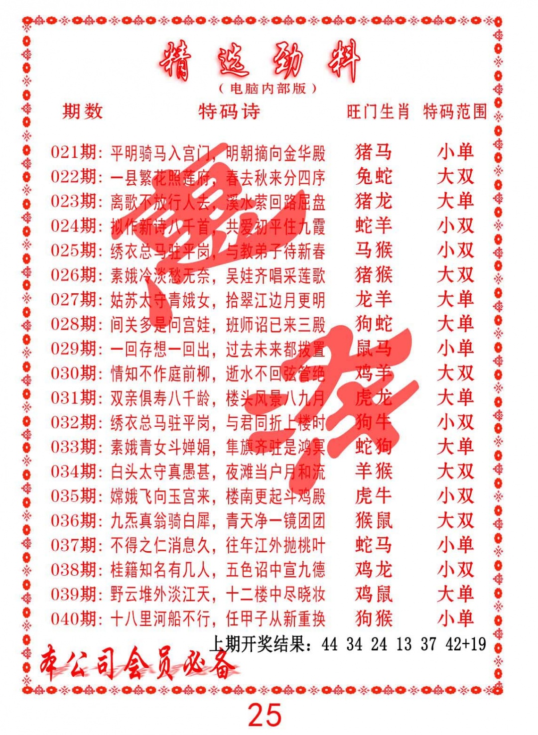 027期精选劲料[图]