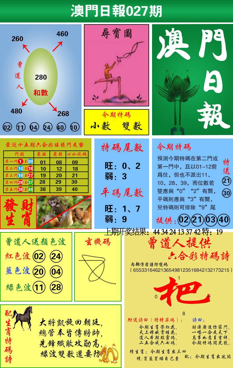 027期澳门日报[图]