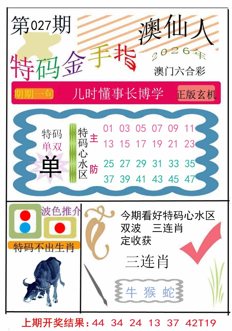 027期特码金手指[图]