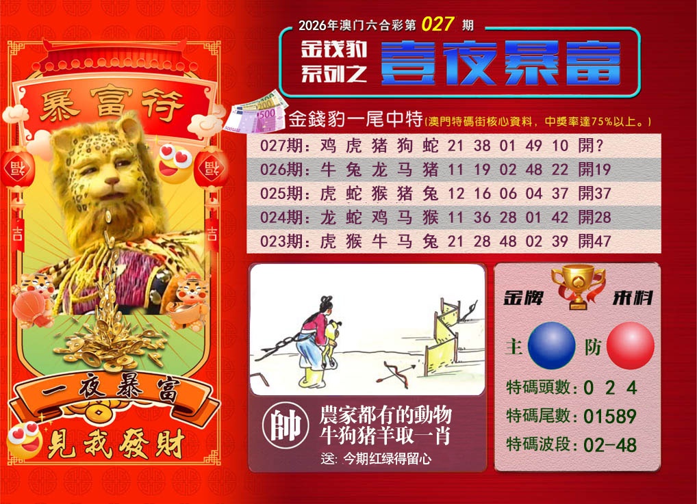 027期一夜暴富[图]