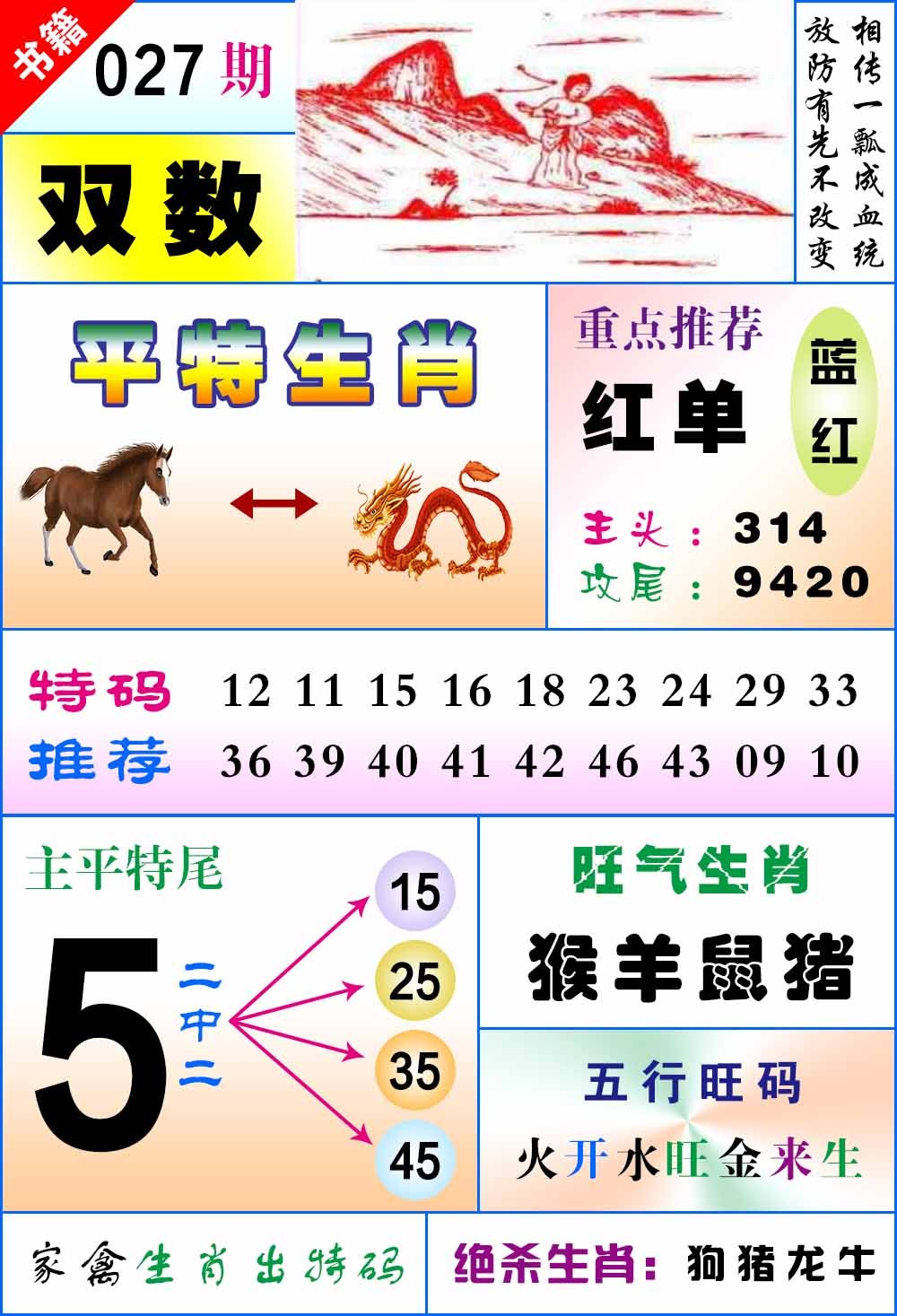 027期澳门风水平特[图]