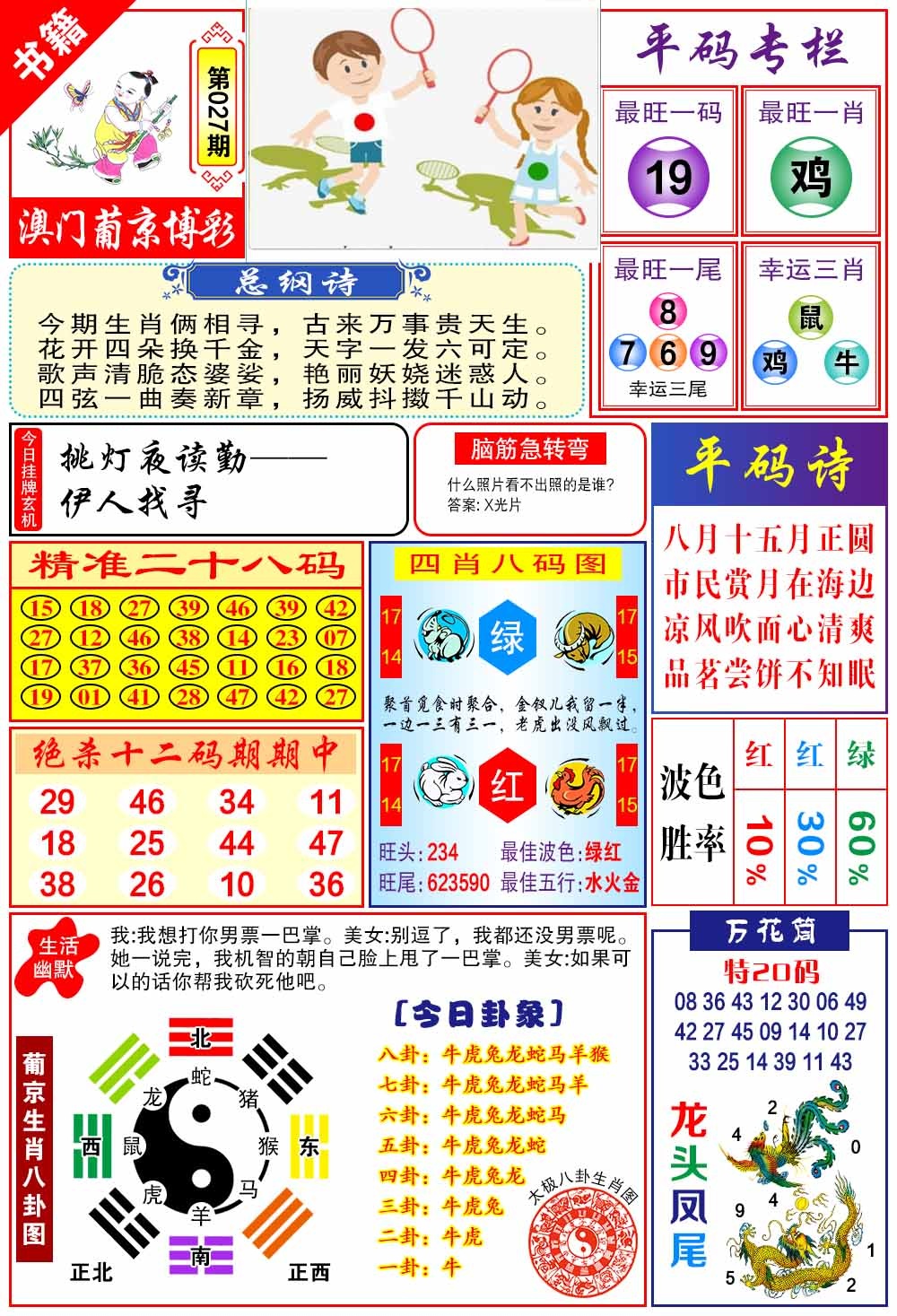 027期澳门万花筒[图]