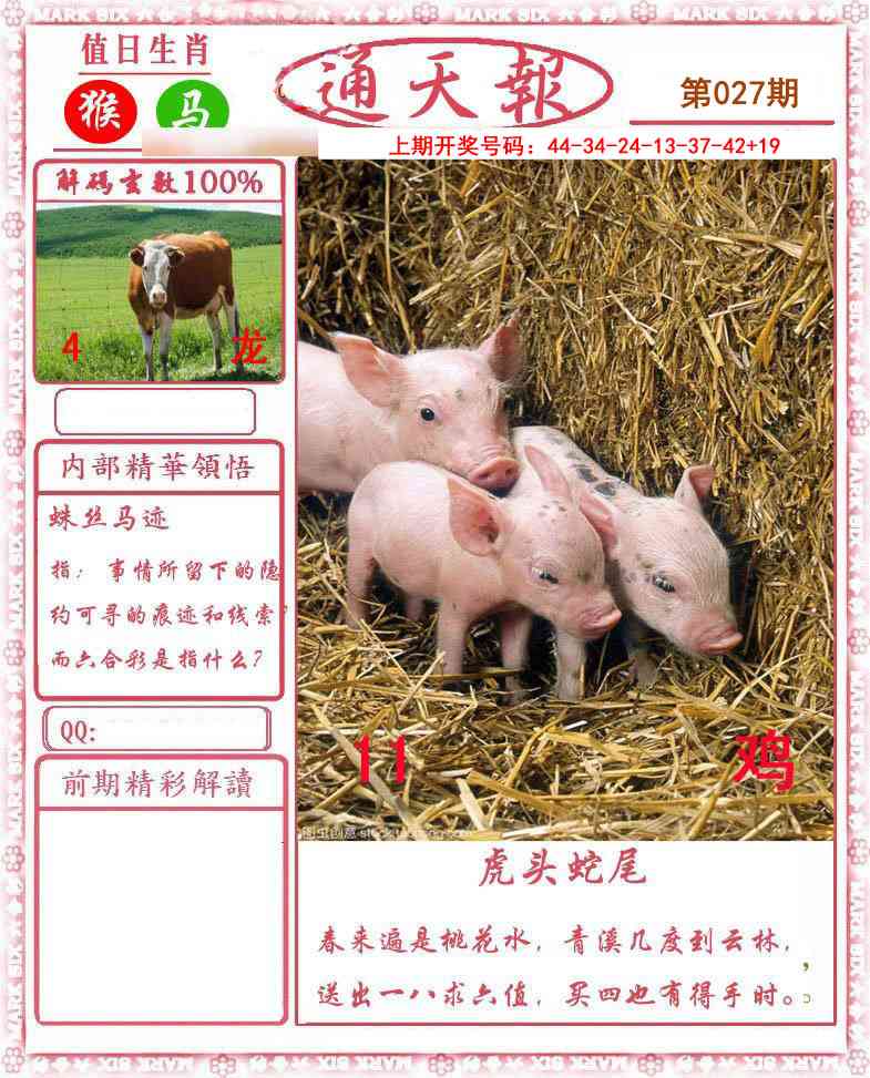 027期正版通天报[图]
