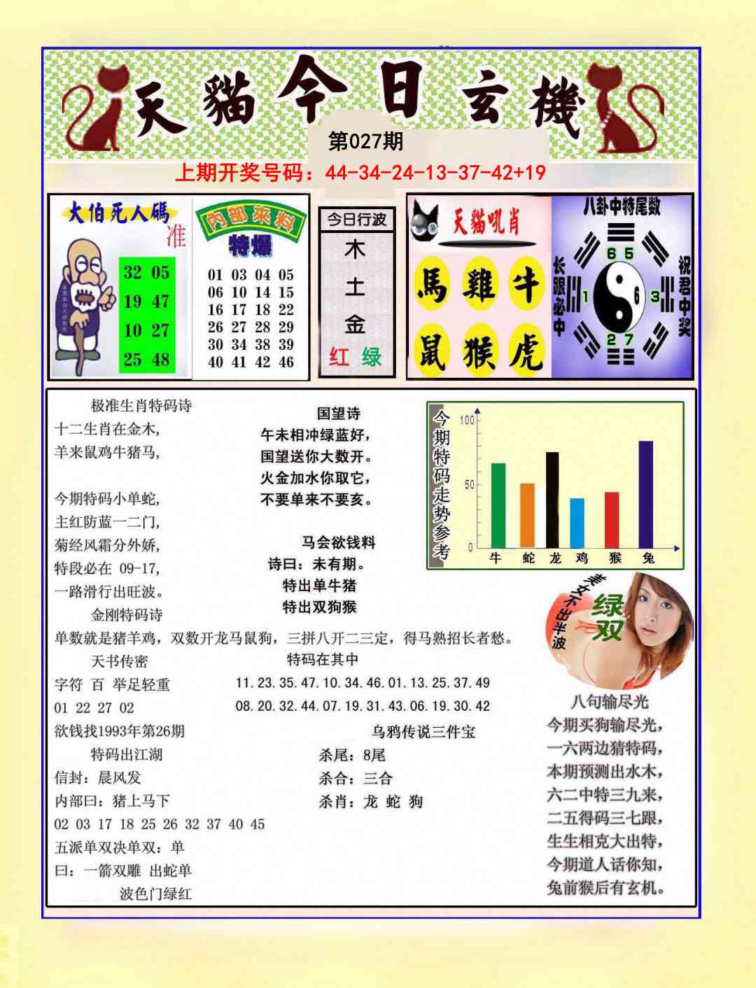 027期今日玄机图A[图]