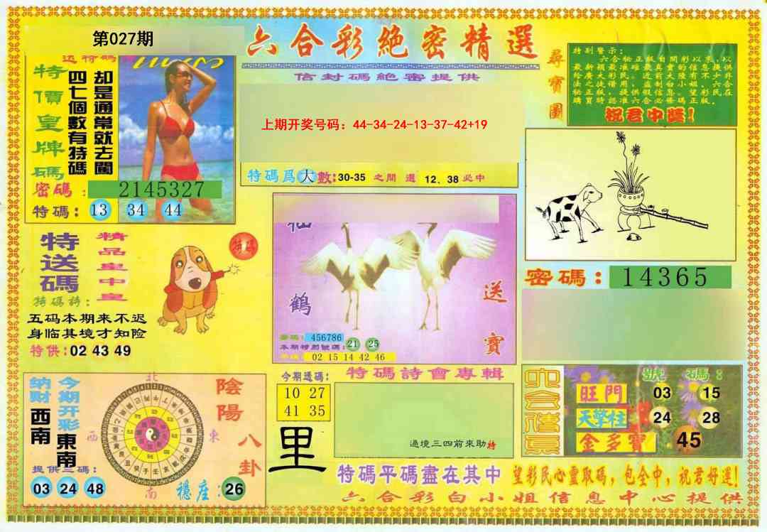 027期绝密精选A[图]