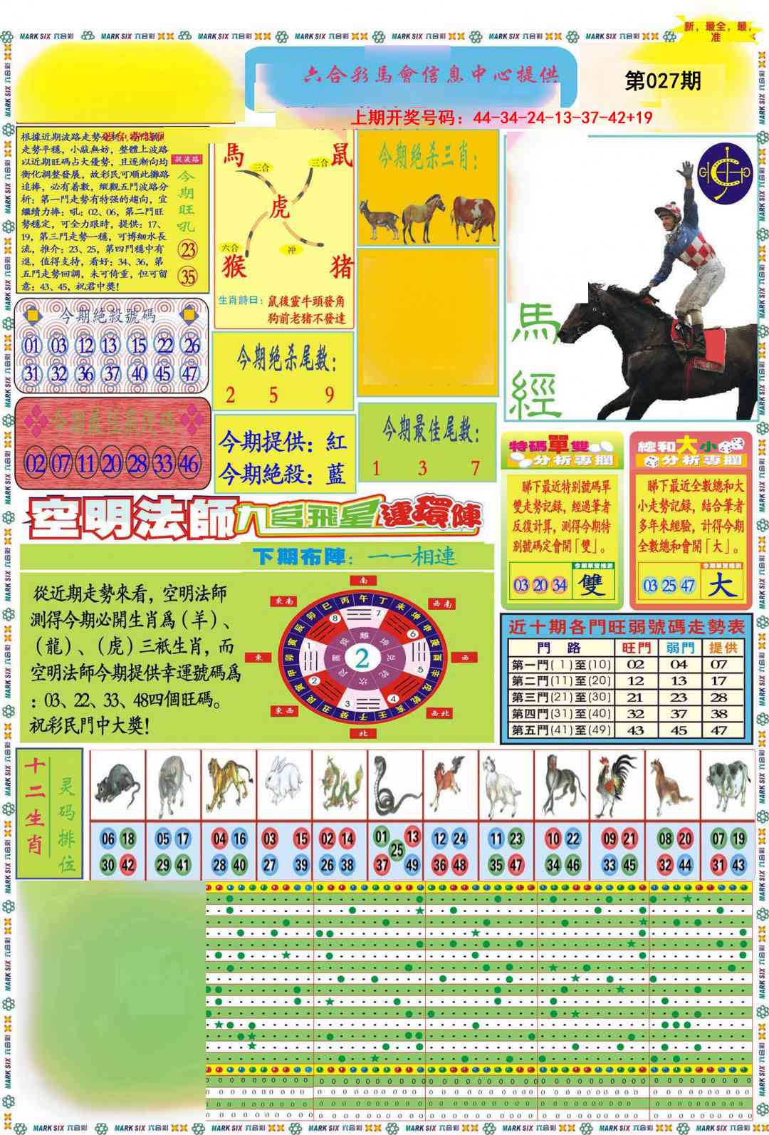 027期九龍马经A(推荐)[图]